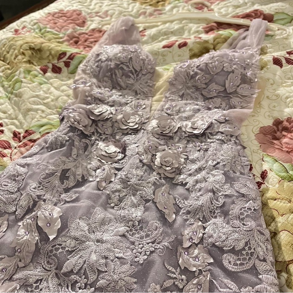 Sparkle lilac dress